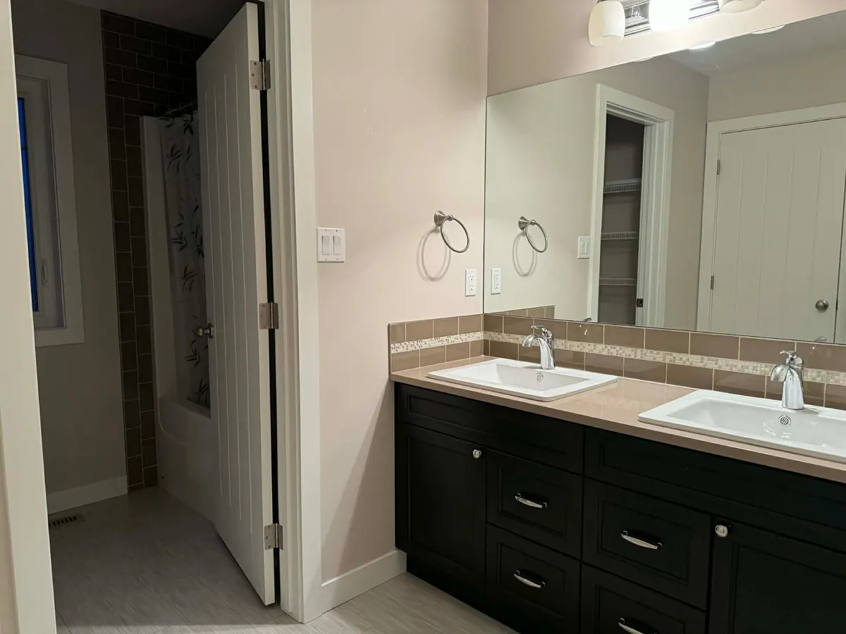 Bathroom with double sink