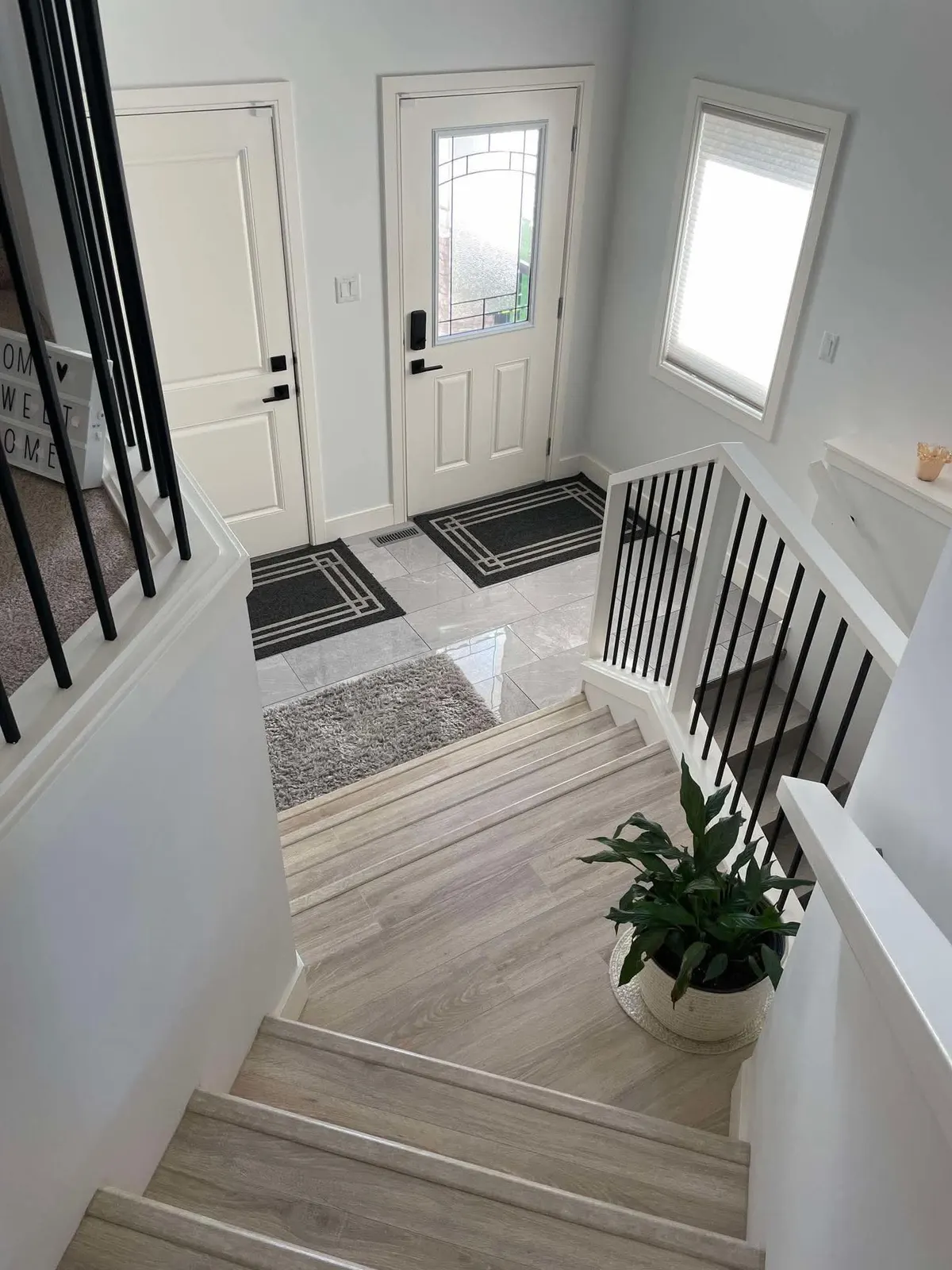 Entryway and staircase